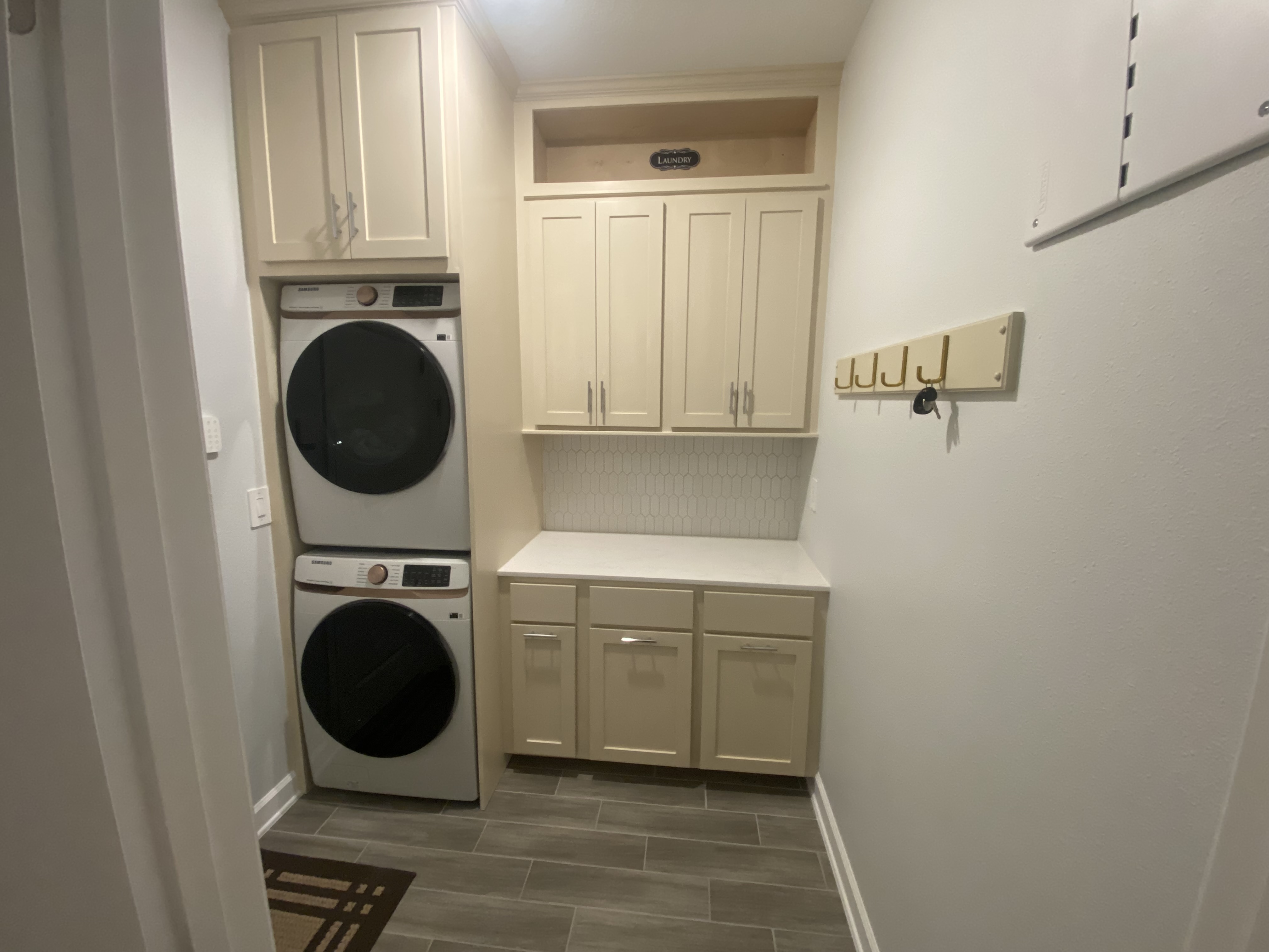 Laundry room cabinet and renovation in Clermont FL